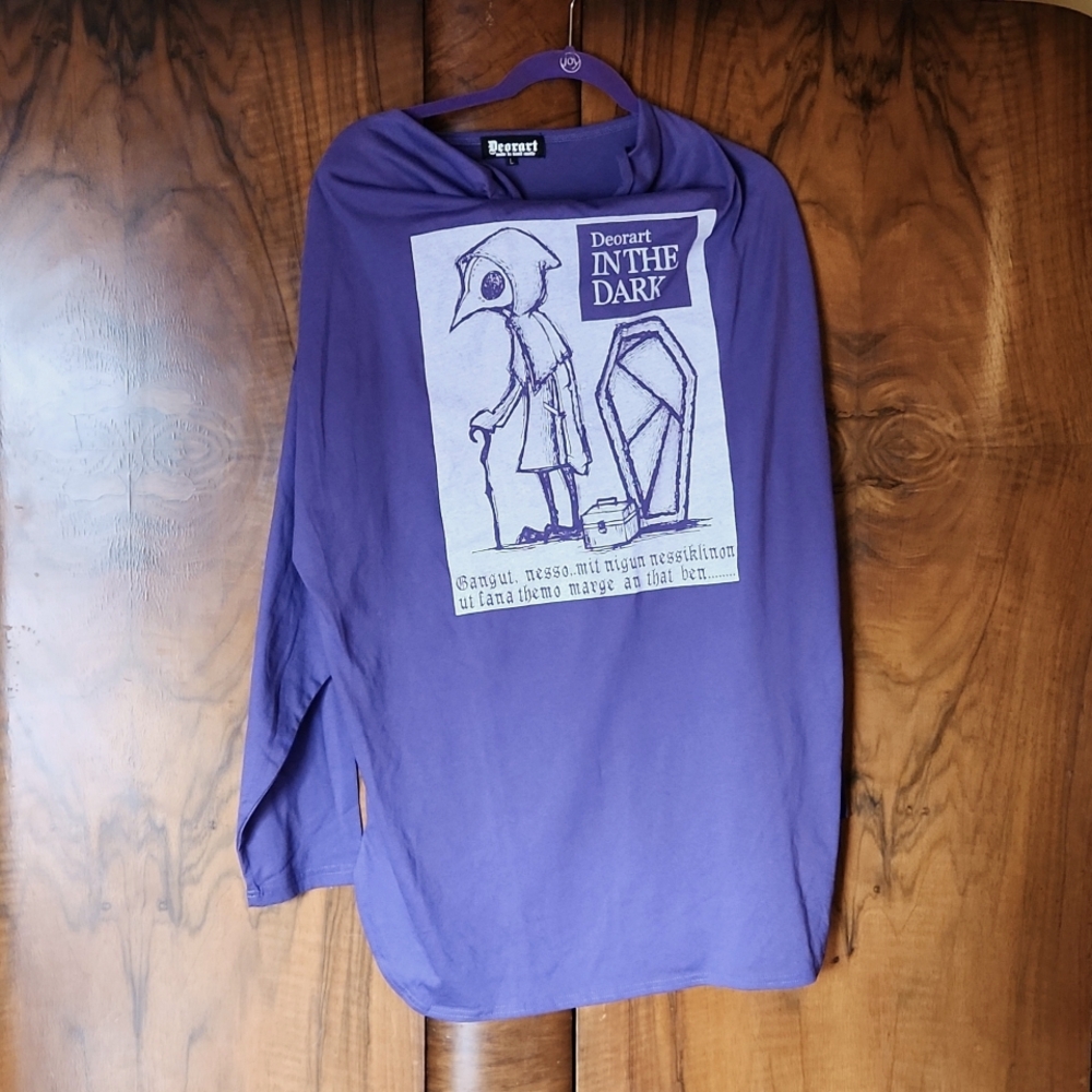 Japanese Street Style Deorart Oversized  Long Sleeve Tee